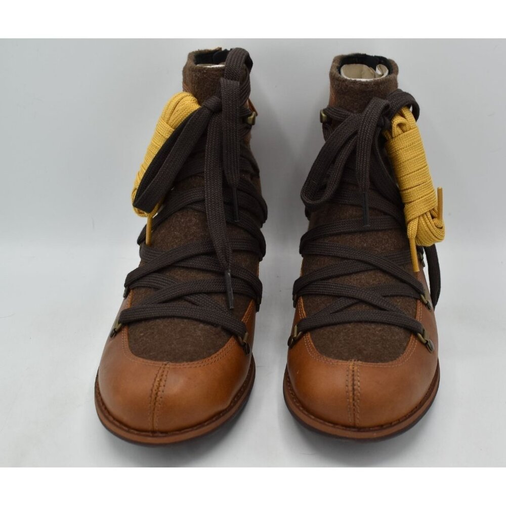 Merrell Womens Size 11 Shiloh II Warm Oak Leather Lace Up Boots Shoes - Picture 2 of 11